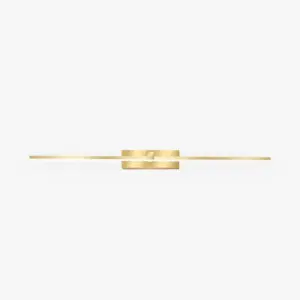 Modern Spiegelleuchte LED Metall/Acryl Gold Badezimmer