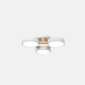 Minimalistische Deckenleuchte LED Rund Metall Wohn/Schlafzimmer