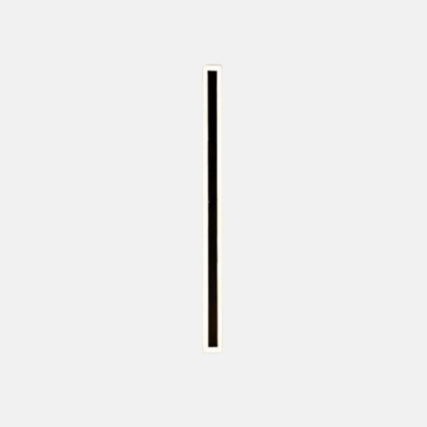 Minimalistisch Außenwandleuchte LED Sensor Linear Schwarz Metall Garten