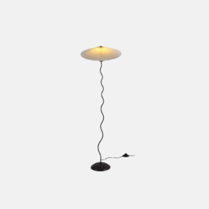 Moderne Stehlampe Metall Stoff Orange/Rot/Weiß Schlafzimmer